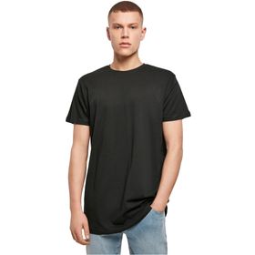 Build Your Brand Shaped Long Tee Erkek T-shirt
