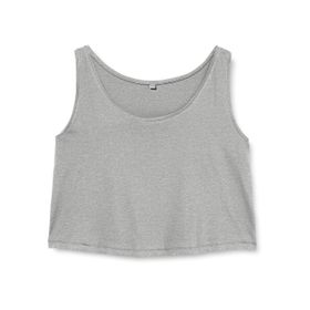 Build Your Brand Tanktop Gri Kadın T-shirt