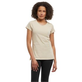 Build Your Brand Tee Kısa Kollu Yuvarlak Yaka Kum Kadın T-shirt