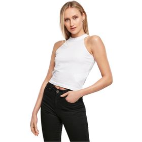 Build Your Brand Turtleneck Beyaz Kadın T-shirt