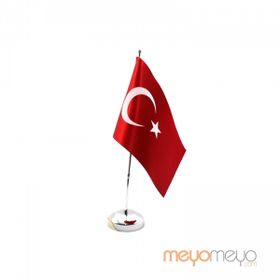 Buket BKT-136 15x22.5 cm Çift Katlı Masa Bayrağı