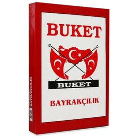 Buket BKT-136 15x22.5 cm Çift Katlı Masa Bayrağı