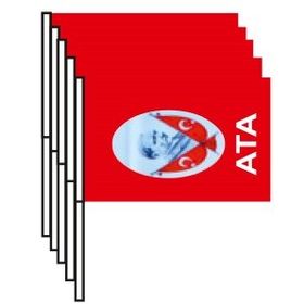 Buket BKT-301 80'li Sopalı Kağıt Bayrak