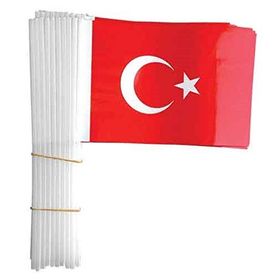 Buket BKT-302 50'li Sopalı Battal Boy Kağıt Bayrak
