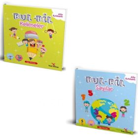 Bul Bil Serisi Kelimeler + Bul Bil Serisi Sayılar - Yeti Kitap Yayınları