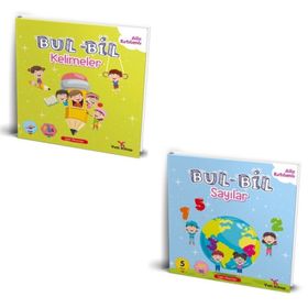 Bul Bil Serisi Kelimeler + Bul Bil Serisi Sayılar - Yeti Kitap Yayınları