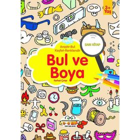 Bul ve Boya - Sarı Kitap - Ferhat Çınar - 0-6 Yaş Yayınları