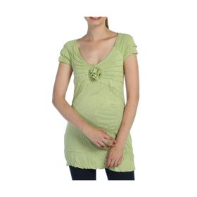BULALGİY BGA007174 Kadın Kiwi Tişört