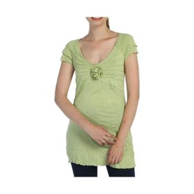 BULALGİY BGA007174 Kadın Kiwi Tişört