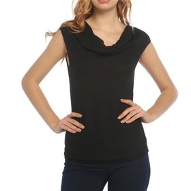 BULALGİY BGA143238 Kadın Siyah Şifon Tişört