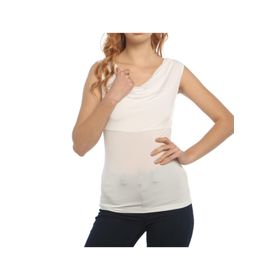 BULALGİY BGA748196 Kadın Beyaz Feminen Degaje Tişört