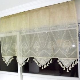 Buldan 140x250 El İşi Dantelli Perde