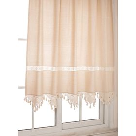 Buldan 140x300 El İşi Dantelli Perde