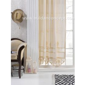 Buldan 140x300 El İşi Dantelli Perde