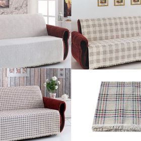 Buldan 180x220 Pamuklu Kolsuz Koltuk Çekyat Örtüsü