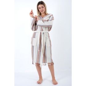 Buldan Concept Krem Adelina Peştemal Bornoz