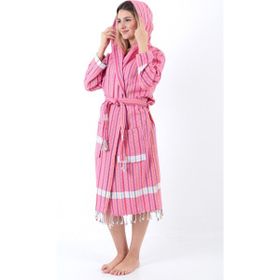 Buldan Concept Pembe Sunaz Peştemal Bornoz