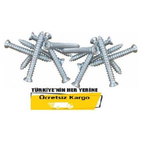 Buldex 7.5x 60 mm 50 Adet Beton Vidası