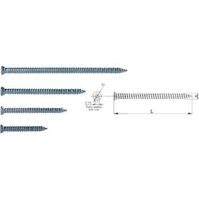 Buldex 7.5x80 8 cm 10 Adet Dubelsiz Vida