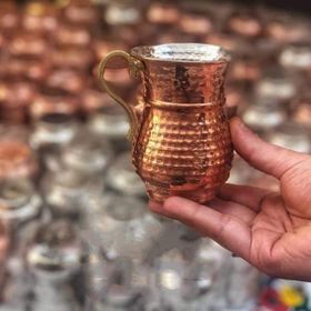 Buldukca Bakır Ayran Bardağı