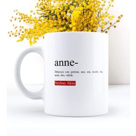 Buldum Buldum Kişiye Özel En İyi Anne Beyaz Kupa