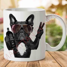Bulldog Hangover Baskılı Kupa