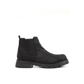 Bulldozer BUL-240026 Deri Siyah Erkek Bot