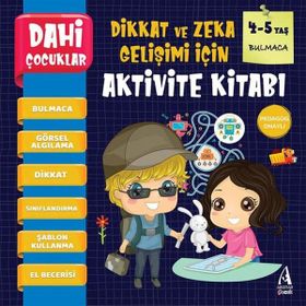 Bulmaca / Dahi Çocuklar (4 5 Yaş) - Kolektif - Arunas Yayınları