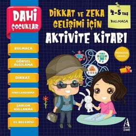 Bulmaca / Dahi Çocuklar (4 5 Yaş) - Kolektif - Arunas Yayınları