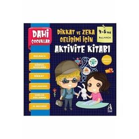 Bulmaca / Dahi Çocuklar (4 5 Yaş) - Kolektif - Arunas Yayınları