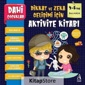 Bulmaca / Dahi Çocuklar (4 5 Yaş) - Kolektif - Arunas Yayınları