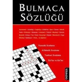BULMACA SÖZLÜĞÜ - GENEL