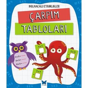 Bulmacalı Etkinlikler Çarpım Tabloları - Penny Worms