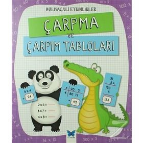 Bulmacalı Etkinlikler Çarpma ve Çarpım Tabloları - Penny Worms