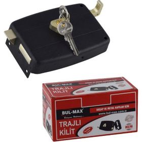 Bulmax BMX-5289 14 mm Siyah Trajlı Kilit