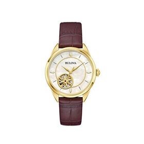 Bulova 97L179 Kahverengi Deri Kadın Kol Saati