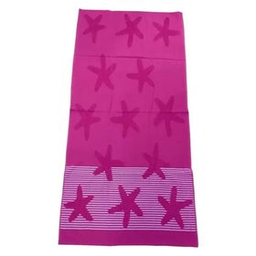Bulteks Pembe 70x140 cm Jakarlı Plaj Havlusu