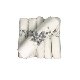Bulteks Simli Nakışlı Kadife Desen 2 30x50 cm Havlu