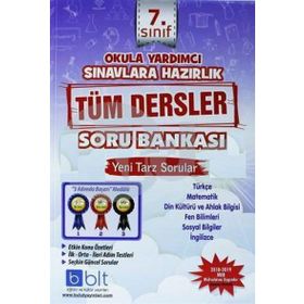 Bulut Eğitim Ve Kültür Yayınları 7. Sınıf Tüm Dersler Soru Bankası