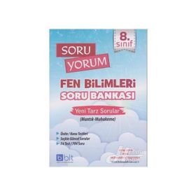 Bulut Eğitim ve Kültür Yayınları 8. Sınıf Soru Yorum Fen Bilimleri Soru Bankası