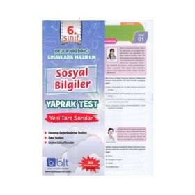 Bulut Eğitim Yayınları 6. Sınıf Sosyal Bilgiler Yaprak Test