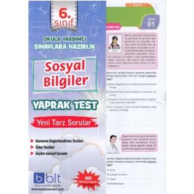 Bulut Eğitim Yayınları 6. Sınıf Sosyal Bilgiler Yaprak Test