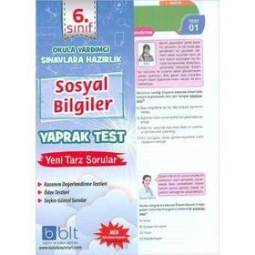 Bulut Eğitim Yayınları 6. Sınıf Sosyal Bilgiler Yaprak Test