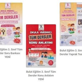 Bulut Yayınları 3. Sınıf Tüm Dersler Seti Konu Soru Yaprak Test