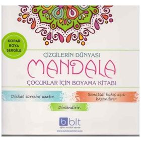 Bulut Yayınları Çizgilerin Dünyası Mandala Çocuklar İçin Boyama Kitabı