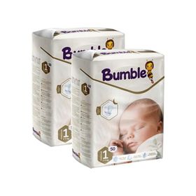 Bumble No:1 Yenidoğan 100 Adet Bebek Bezi