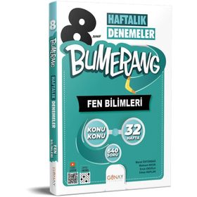 Bumerang 8.Sınıf Fen Bilimleri Haftalık Denemeler Seti