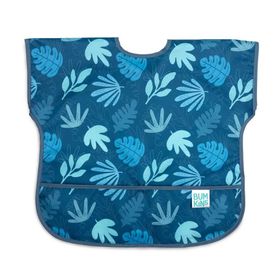 Bumkins 1-3 yaş Blue Tropic Kısa Kollu Mama Önlüğü