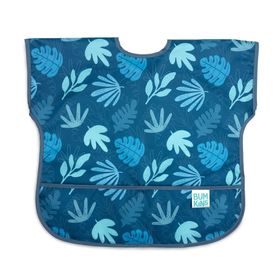 Bumkins 1-3 yaş Blue Tropic Kısa Kollu Mama Önlüğü