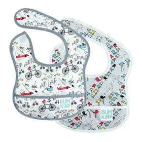 Bumkins (3-9 Ay) 2'li Paket Bird Park&Urban Bird Başlangıç Önlüğü